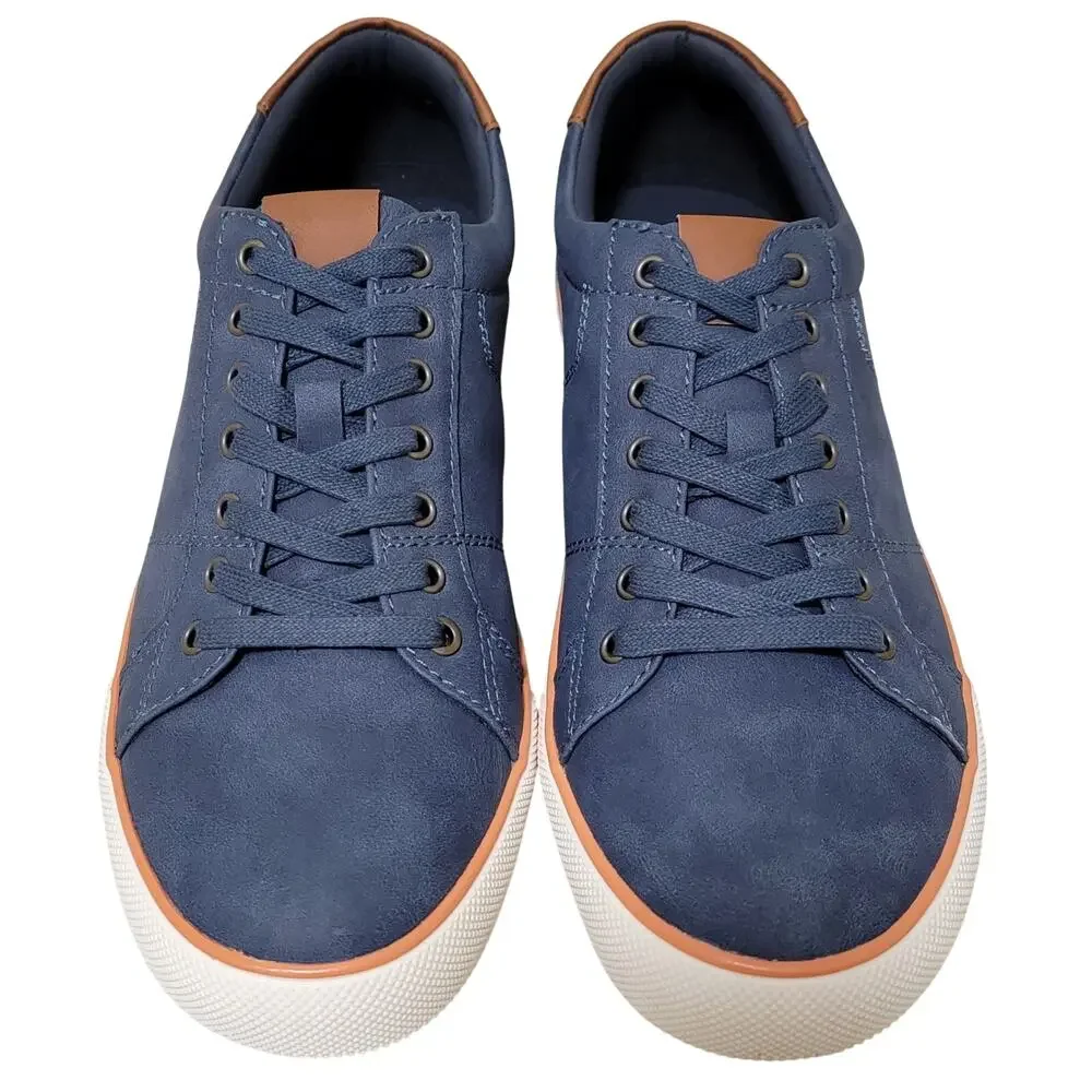 Club Room Men Low Top Lace Up Tennis Sneakers Dominic Size US 9.5M Navy Blue